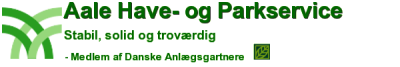 Aale Have- og Parkservice logo