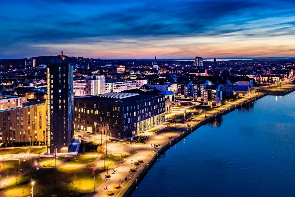 Billede af ålborg by