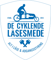 Den Cyklende Låsesmed logo