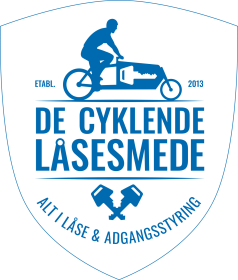 Den Cyklende Låsesmed logo