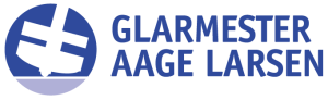 Glarmester Aage Larsen logo
