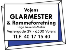 Vojens Glarmester & Rammeforretning logo