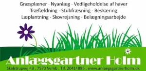 Anlægsgartner Holm logo