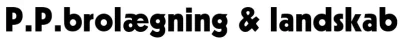 P.P. brolægning & landskab logo