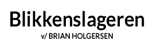 Blikkenslageren v/Brian Holgersen logo